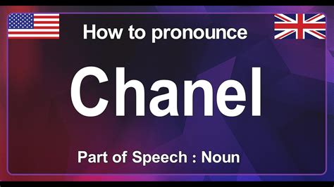 chanel pronunciation|how do you pronounce chanel.